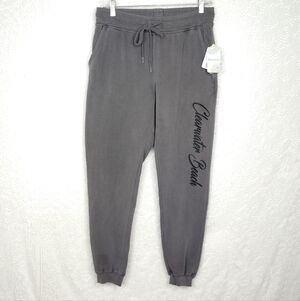 Clearwater Beach Jogging Pants Grey With Lettering Size Med Dreamsicle Rare Find